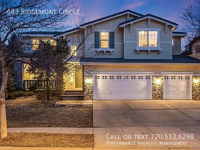 6 BR, 6 BA Apartment 683 Ridgemont Circle, Highlands Ranch, CO 80126