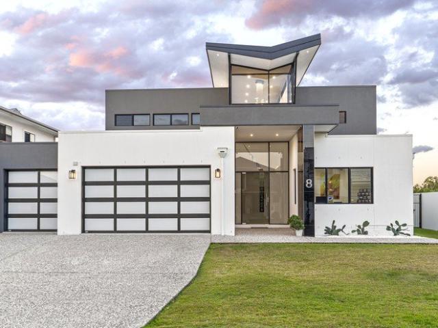 6 CAR GARAGE AND MORE! Contemporary North Facing Waterfront