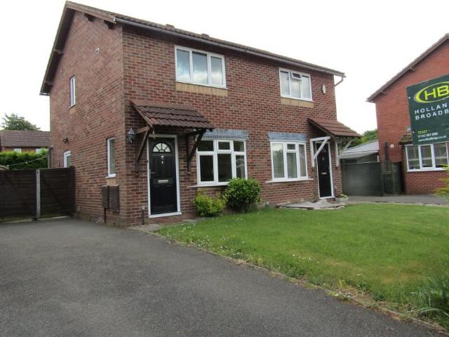 6 Pensfold, Gains Park Shrewsbury. 2 bed semi detached house to rent £875 pcm £202 pw