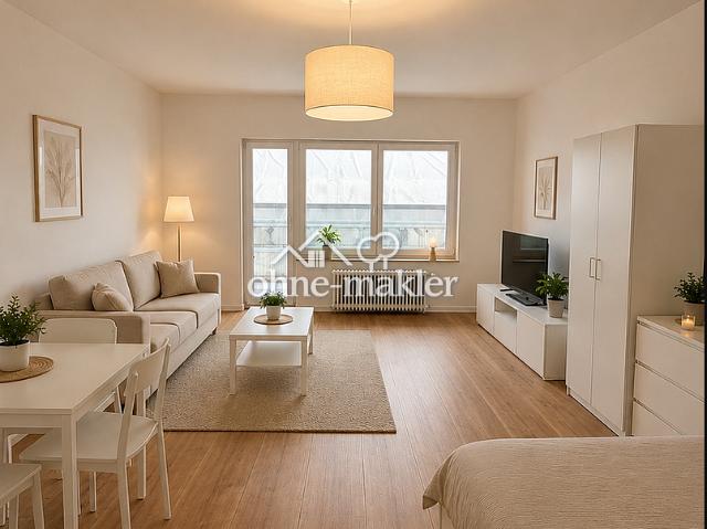 6% Rendite / Provisionsfrei / Kernsanierte 33qm1 Zimmer Wohnung mit Balkon