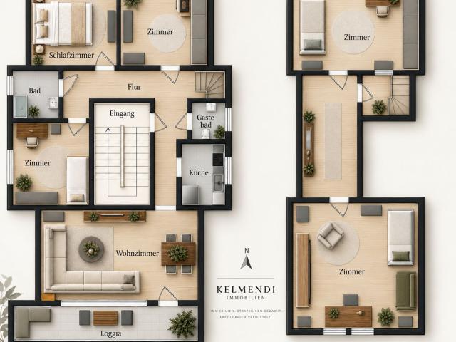 6 Zimmer Apartment near Lake