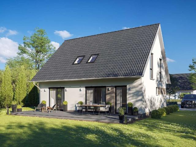 6 Zimmer. Massiv gebaut. 152 m³ Nutzfläche, Grundstück 590 m²