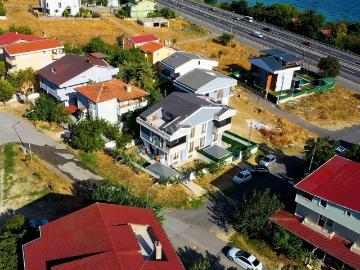 6 12 Ay Vadeli silivri Gümüşyaka Satılık 4+1 İskanlı İkiz Villa yol Cephe