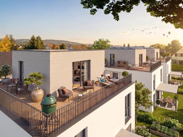 6.5 Zimmer Neubau Panoramavilla mit Attika in Wahlen b. Laufen