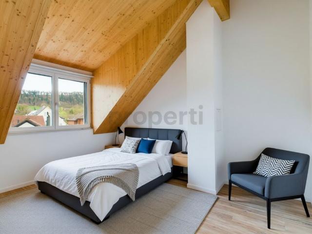 6.5 Zimmer Dachwohnung mit 33 m² Dachterrasse, Smart Home und Minergie in Neftenbach