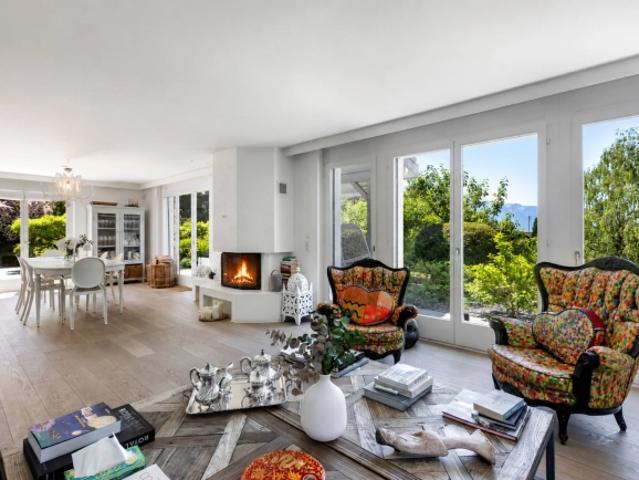 6,5 Zimmer freistehende Villa mit Blick auf den Genfersee