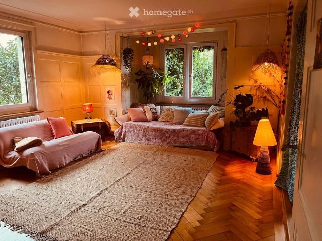 6.5 Zimmer Haus mit Schwedenofen, Garten, Terrasse, Balkon, Atelier und viel Charme zu vermieten