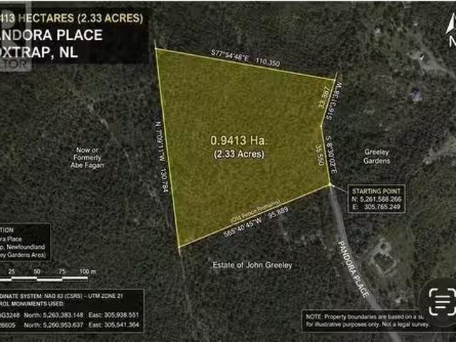 70 78 Greeley Garden, Foxtrap, NL, A1X 2J4 vacant land for s.