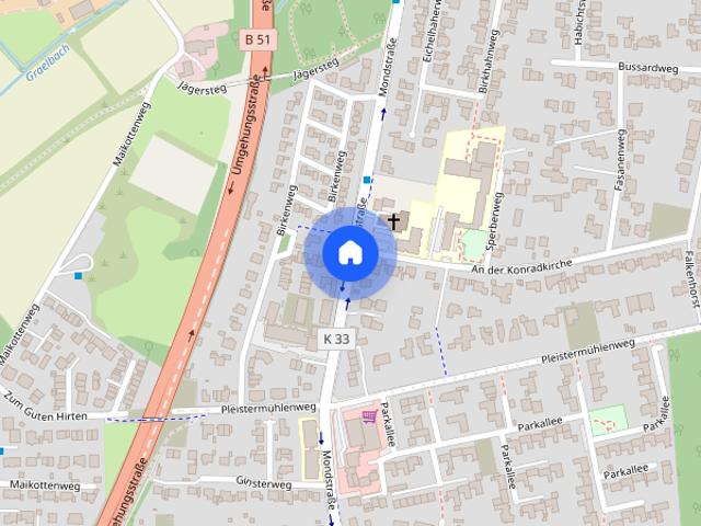70 m² Wohnung Nähe Kanal! Hansaviertel/Wolbecker Straße!
