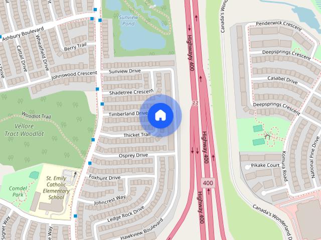 71 Thicket Trail house — 71 THICKET TRAIL N, Vaughan ON 3.0 Bedroom 3 Bedroom