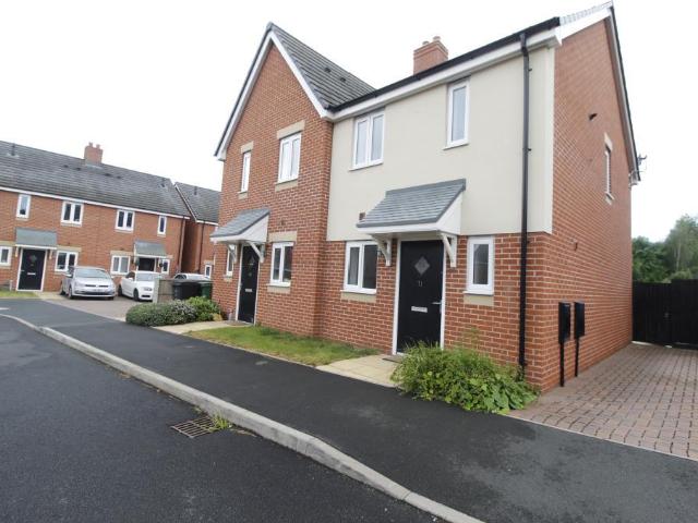 71 Penson Way, Shrewsbury, SY1 2BF 2 bed semi detached house to rent £875 pcm £202 pw