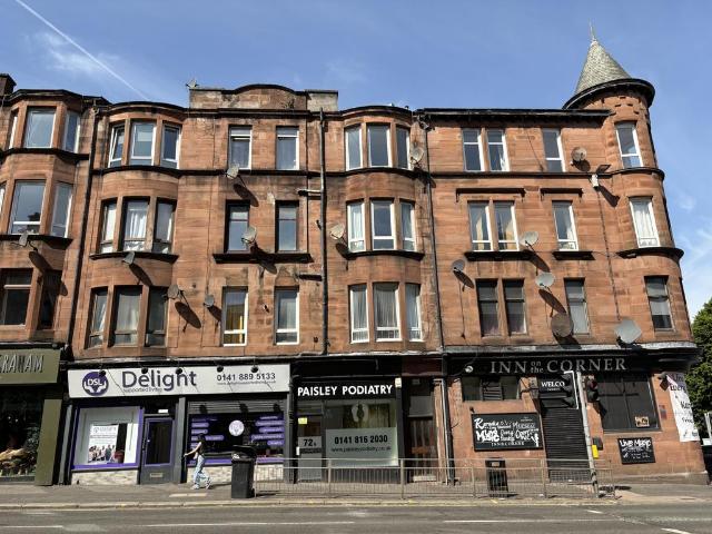 72 Causeyside Street, Flat 3/1. 1 bed flat to rent £695 pcm £160 pw
