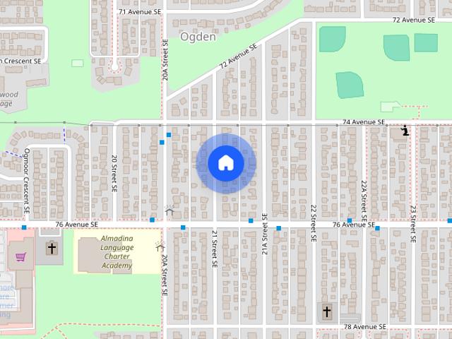 7424 21 St SE main floor — 7424 21 St SE, Calgary AB 2.0 Bedroom 2 Bedroom