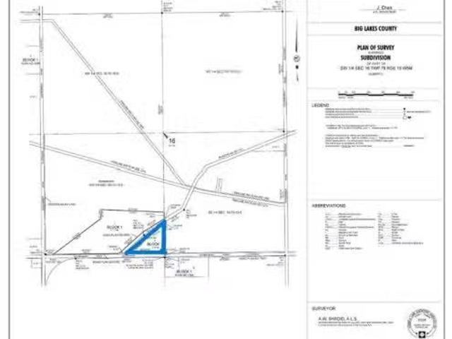 752 Township, High Prairie, AB, T0G 1E0 vacant land for sale.