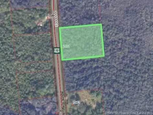 7551 Route 10, Coal Creek, NB, E4A 3P3 vacant land for sale.