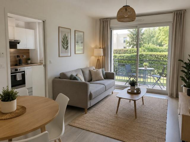 76520 FRANQUEVILLE SAINT PIERRE APPARTEMENT DE TYPE 2 VENDU LOUE AVEC PARKING