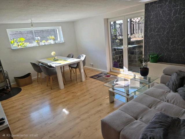 76 m² 3 Zimmer Souterrainwohnung EBK Kamin Garten