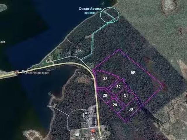 7 Lot Subdiv Hwy 320, Lennox Passage, NS, B0E 1K0 vacant lan.