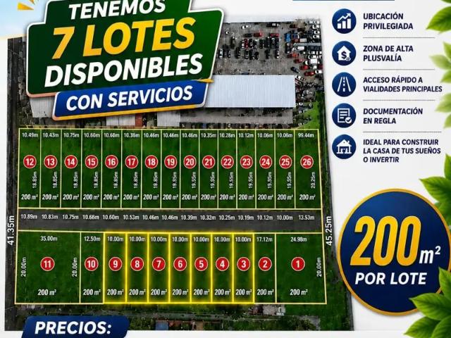 7 lotes en Santa María Totoltepec con facilidades de pago
