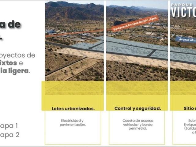 7,228.86 M2 TERRENOS EN VENTA M 1 L 1 PARQ IND VICTORIA 5.5