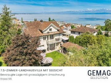 7.5 Zimmer Landhausvilla mit Seesicht auf grossem Grundstück