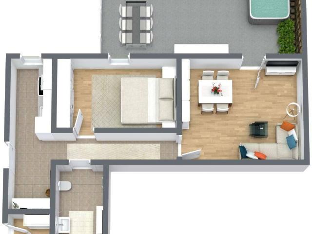 Mariatrost Ruhige, vollmöblierte 2 Zimmerwohnung mit großer Terrasse zu verkaufen
