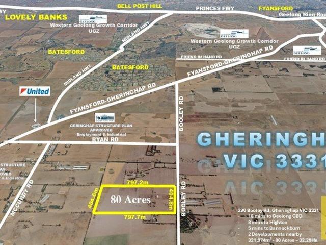 80 Acres of Strategic Landholding | Gheringhap Growth Corridor | Western Geelong Growth Corridor