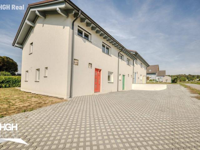 8230 Schölbing bei Hartberg: Belagsfertiges Eckreihenhaus mit 5 Zimmer, 17 m² Terrasse sowie Garten in sonniger Grünlage