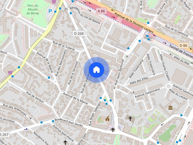 82 m2 /Modern/Parking/Metro 14/RER