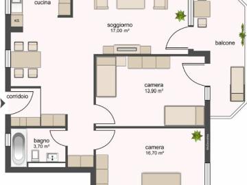 8300, Tenero, Residenza Francesca 11, appartamento 3039