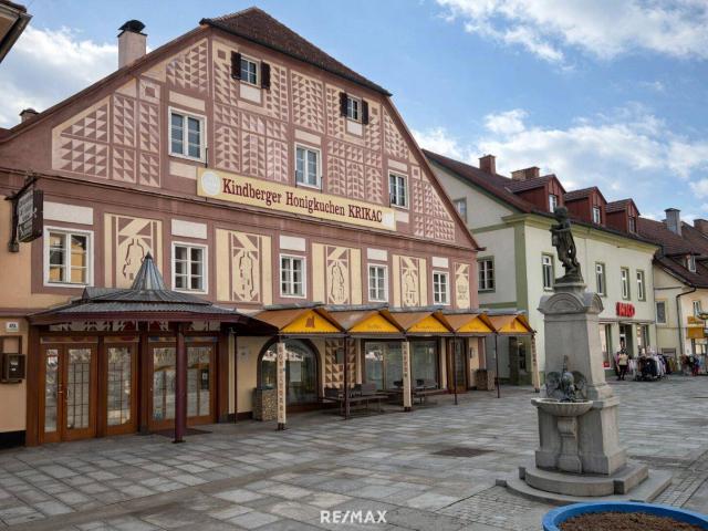 885 m² Wohn & Geschäftsfläche im Zentrum von Kindberg mit Entwicklungspotenzial!