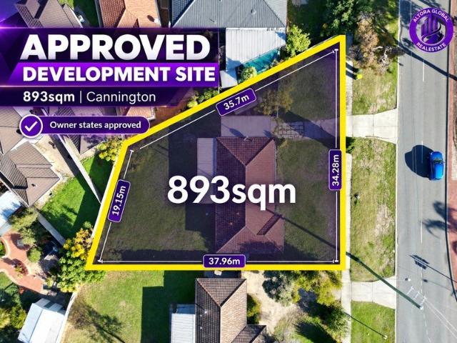 893M² R60 DEVELOPMENT SITE | 3 DWELLING APPROVAL REPORTED | EXISTING HOME