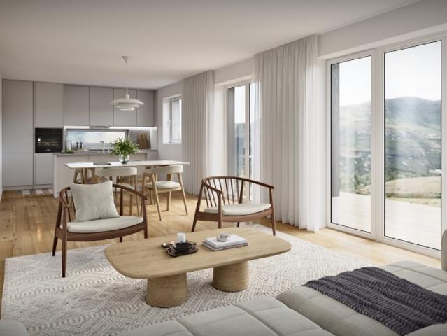 8 neue Einfamilienhäuser A3 für den Erstwohnsitz. Zeitgemässer Holzbau, sorgfältig geplant im kleinen Ensemble Bim Chrützchappeli