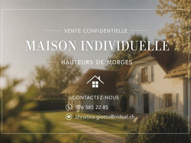 Hausbezirk Morges zum Verkauf – 300 m² mit großem Grundstück von 3.500 m²