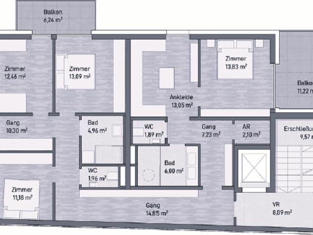 8,5% Baustartaktion! 5 Zi. Maisonettenwohnung 199,46m² Grazer Stadtlage