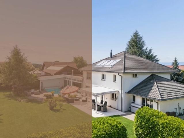 8.5 Zimmer Einfamilienhaus mit Wintergarten, Pool und vielseitigem Raumangebot