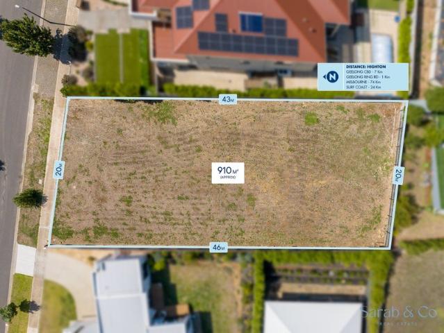 908m² Prime Land in Premium Highton. !