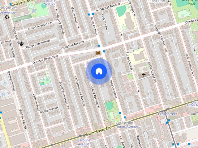 90 Jones Avenue house — Toronto, ON 1.0 Bedroom 1 Bedroom