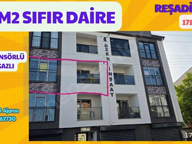 92 m2, 2+1, 2 Kat, Asansörlü Sıfır Daire. Keşif Arazi Ajansı. Balıkesir Gönen Reşadiye Mahallesi