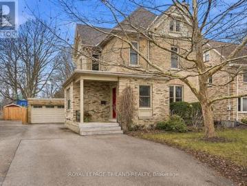 London, Ontario - Office room, Fireplace