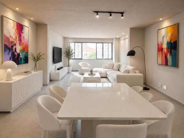 95 sqm One bed ENSUITE PENTHOUSE LIVING.
