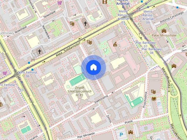 95m2, 2 sypianie, Orla Residence, Plac Bankowy