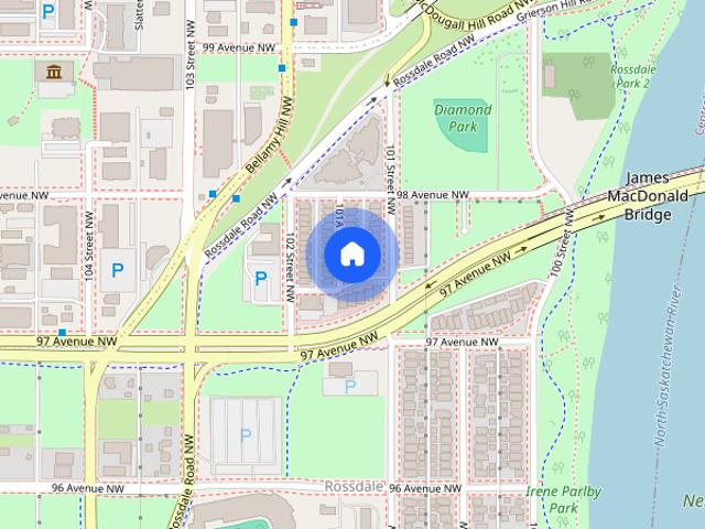 9725 101A St NW town house — 9725 101A St NW, Edmonton AB 2.0 Bedroom 2 Bedroom
