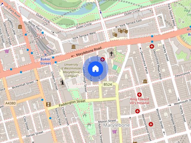 9 Bingham Place, W1U