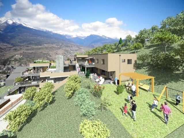 Eine großartige Aussicht, 12 km von Nendaz und 4 km von Sion entfernt