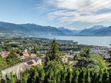 9,5 Zimmer Charakterhaus mit unabhängigen Apartments und panoramablicken auf den See zum Verkauf in Chardonne