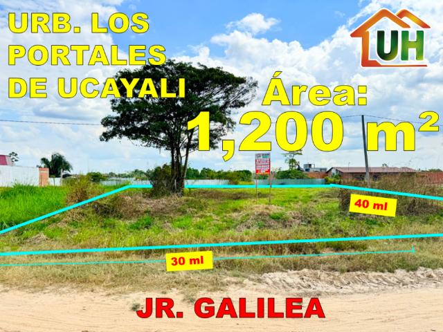 00666 REMATO TERRENO URBANO URB. LOS PORTALES DE UCAYALI A T 800 M2
