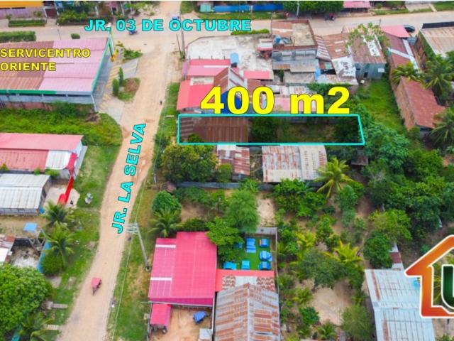 00633 VENTA TERRENO URBANO YARINACOCHA EXCELENTE UBICACION A.T 400 M2