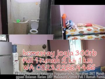 Rumah Disewakan di Tlogoadi - AC