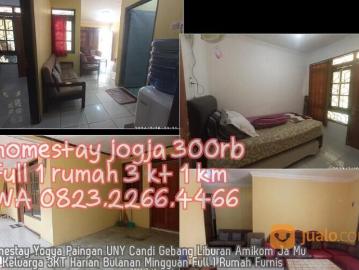 0823 2266 4466 Homestay Yogya Paingan UNY Candi Gebang Liburan Amikom Ja Murah Keluarga 3KT Harian B